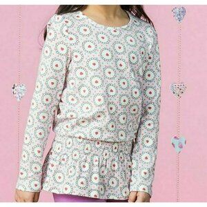 SOLD MATILDA JANE MJ Peplum Top Size 4 Strawberry Heartfelt Tunic Item#25115T